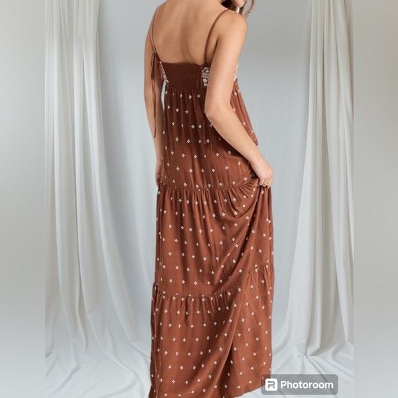 Spiritual Gangster|| Embroidered Maxi Dress || NWT - Picture 2 of 5